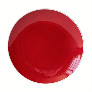 Red 12 Piece Stoneware Dinnerware Set