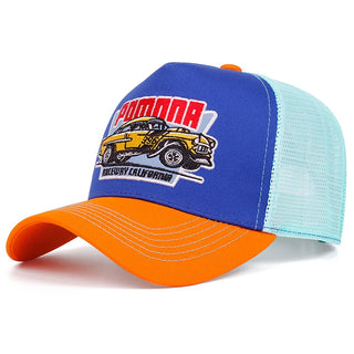 Hot Sale Unisex Summer Fishing Cap Breathable Mesh Trucker Hat Men Women Big Fish Fisherman Sports Snapback Hat Outdoor Ca