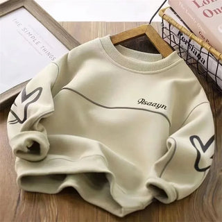 Handsome Boys Casual O-neck Sweatshirt