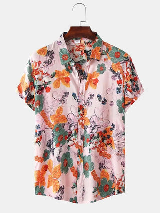 Men's Retro Printed Pattern Shirt