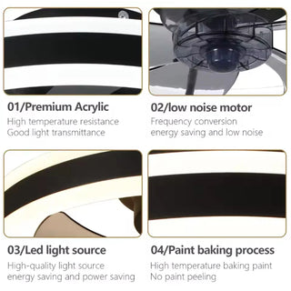 Remote Control Ceiling Fan LED Light