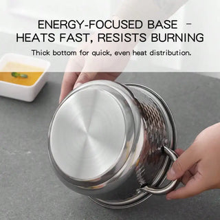 Heavy Duty Stainless Steel Pots & Pans Set