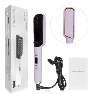 Electric Hot Comb Hair Styling Straightener
