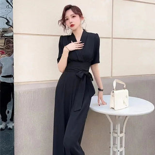 Women Outfit V - neck Jumpsuits - Epictzar Intl.