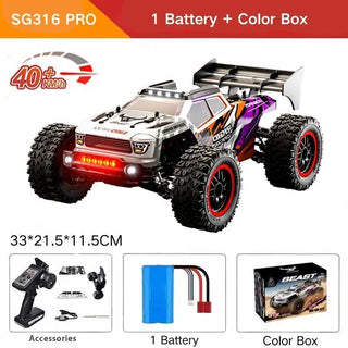 ZLL SG116PRO/SG116MAX/SG316PRO/SG316MAX 40-80KM/H 4WD Off-Road Truck High Speed Drift Brushless Motor Remote Control Car Toy
