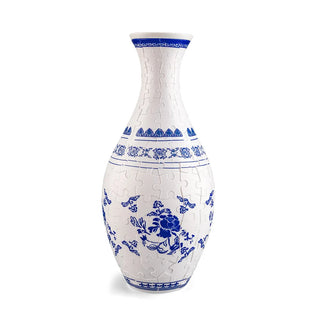 3D Puzzle Vase Flower Porcelain Design DIY Assembly Educational Toy Home Decoration House Arrangement Warming Christmas Gift Toy