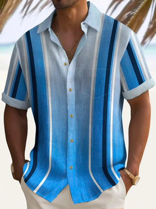 Leisure Street Walk Hawaiian Printed Full Open Button Shirt - Epictzar Intl.