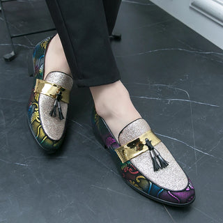 Pointed Toe Business Casual Leather Shoes