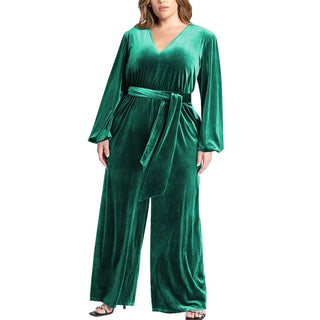 Women Long Sleeve Vintage Party Jumpsuit - Epictzar Intl.