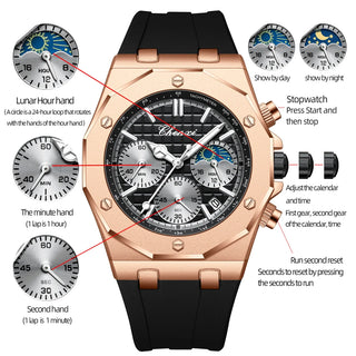 Luxury Quartz Fashion Sport Wristwatch