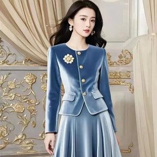 Elegant Formal Party 2-Pcs Skirt Set