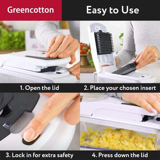 Vegetable shredders and spirals - food shredders with containers, fruit slicers, kitchen accessories, household essentials