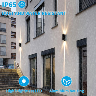 Outdoor 2Pack LED Wall Light