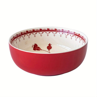 Red 12 Piece Stoneware Dinnerware Set