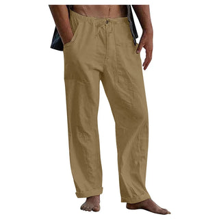 Men's Linen Beach Fitness Pants