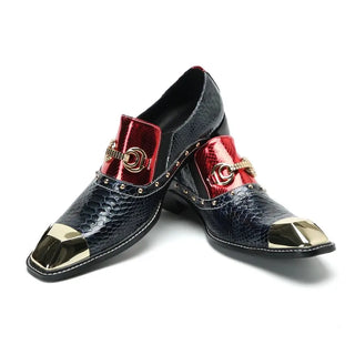 Metal Toe  Buckles Loafers Shoes
