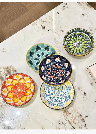 Ceramic Bohemia 6pcs Appetizer Plate