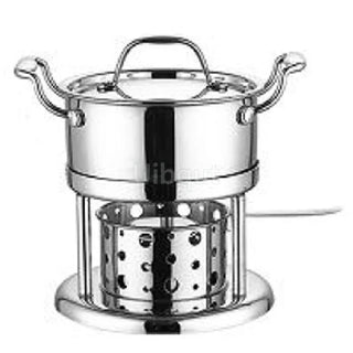 304 Stainless steel alcohol furnace Special pot for small hot pot Single One person Liquid solid pot cookware cooking pots set