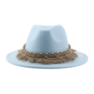 Luxury  Vintage Felted Fedora Hat