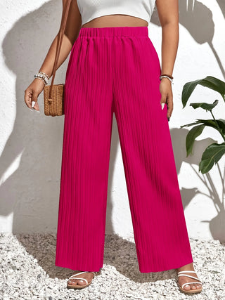 Loose High-Waist Wide-Leg Pants