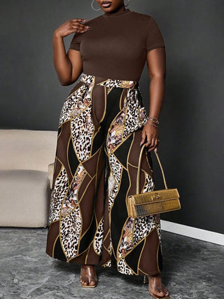 Women Matching Short Sleeve 2Pcs Sets