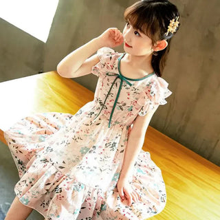 Girls Sleeveless Wedding Party Dress