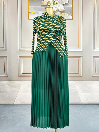 Luxury Evening Party Formal Pleated Dress