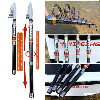 Carbon Fiber Telescopic Fishing Pole & Reel Combo - Epictzar Intl.