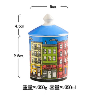 Ceramic Decorative Candy Storage Jar