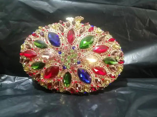 Wedding Party Rhinestones Clutch Purse