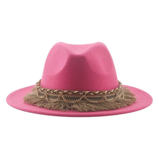 Luxury  Vintage Felted Fedora Hat