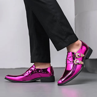 Luxury Brand Men's Pointed Leather Shoes