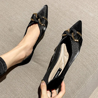 Ladies Pointed Toe Soft Sole Shoes