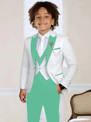 Handsome Wedding Ring Bearer Tuxedo Outfit
