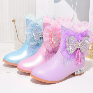 Princess High Heels Warm Ankle Boots