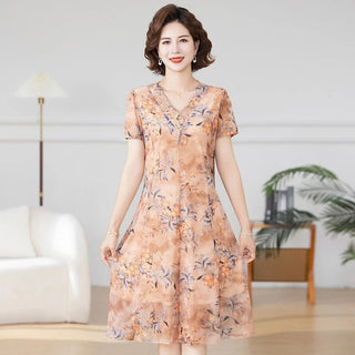 Floral Chiffon Beach Party Midi Dress - Epictzar Intl.