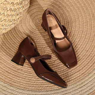 Thick Heels Women's Party Pumps Shoes