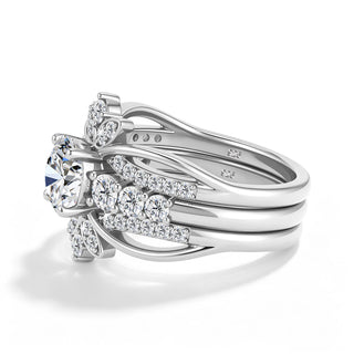 Luxury Moissanite Bridal Engagement Wedding Band