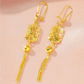 Luxury 24K Gold Exquisite Geometric Earrings - Epictzar Intl.