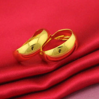 9999 24K real gold earrings female full of stars prosperous husband gold earrings fashion gold ear wire match gold earrings gif