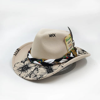 Retro Suede Fedora Jazz Party Hats