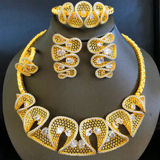 Plated Italian Designer Jewelry Set