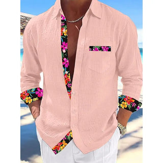 Simple Comfortable Linen Men's Shirt