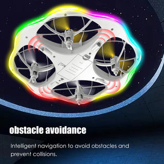 Mini RC LED Light UFO Helicopter H157 Rolling Stunt Quadcopter Obstacle Avoidance Induction Aircraft Toys Gifts Boys 14Y+