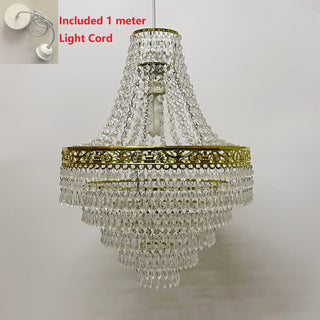 Large Acrylic Plastic Chandelier Shade