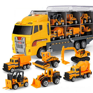 Alloy Toy Model Engineering Vehicle Set