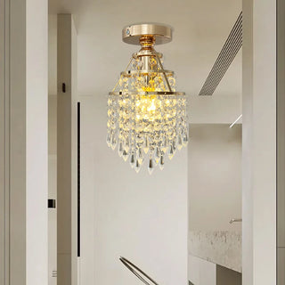 Artificial Crystal Ceiling Lighting Fixtures