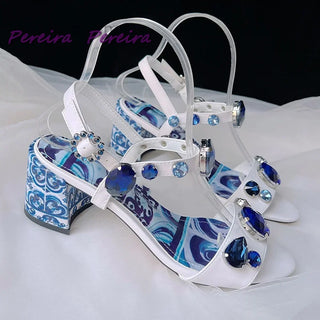Luxury Gemstone Classic Bohemian Style Sandals