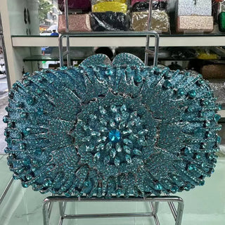 Rhinestones Bridal Evening Party Clutch Bag