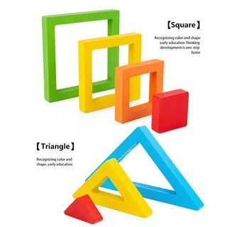 DIY Educational Stack Blocks Toys